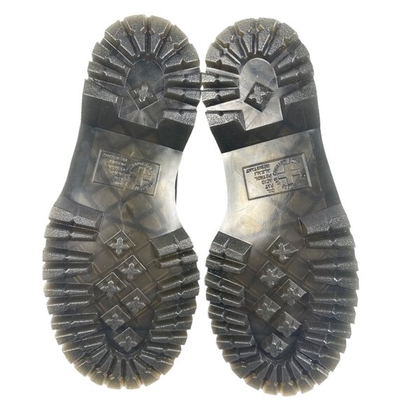 Dr. Martens Jadon Smooth Black Leather Platform Boots Zipper UK 7 EU 41, US 9 - Picture 7 of 8